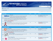 Tablet Screenshot of forum.strandvision.com